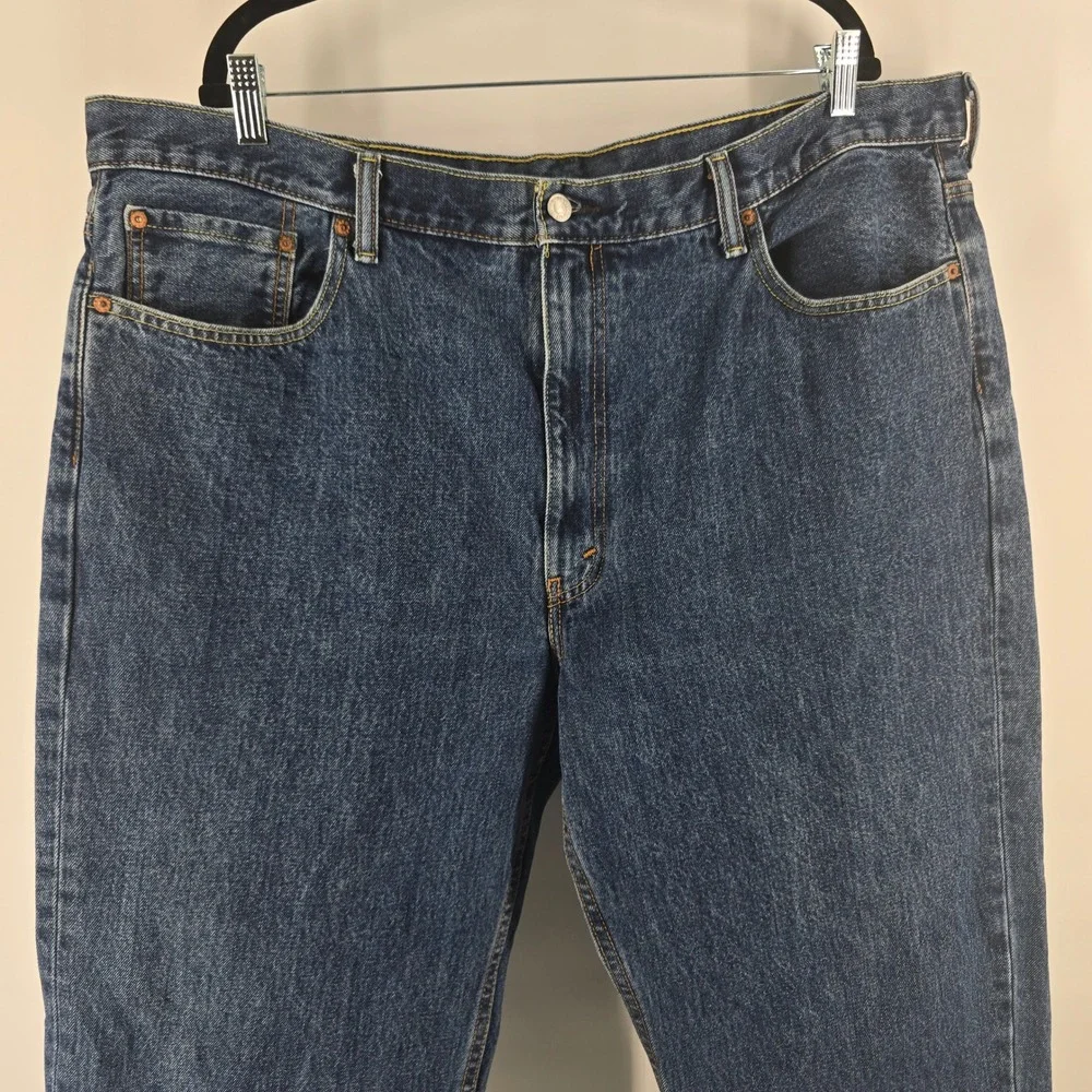 Levi's 550 Relaxed Fit Jeans Men 44x29 Blue Medium Wash Tapered Leg Denim